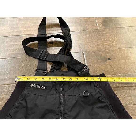 Columbia Womens Black Snowboarding Ski Insulated Suspender Pants Size S SMALL - Picture 9 of 9